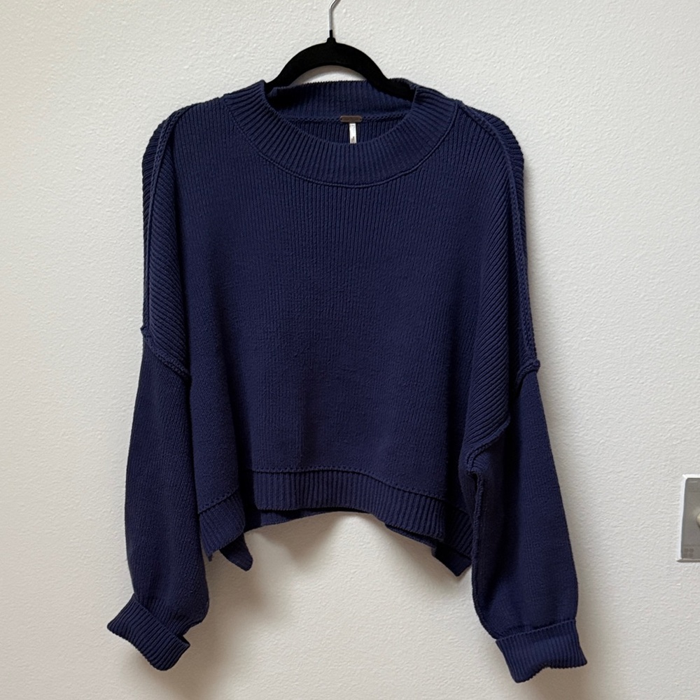 Free People Easy Street Crop Sweater